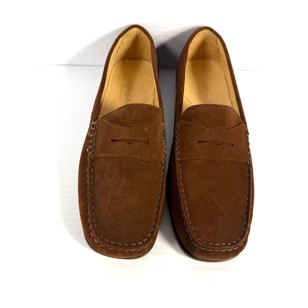 Mezlan Brown Suede Loafers